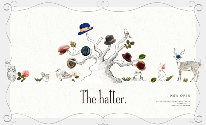 The hatter. Flyer 完成